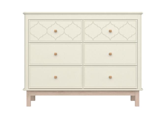 Комод Ellipsefurniture Classic 6 ящиков (молочный) CLMBCD02020196