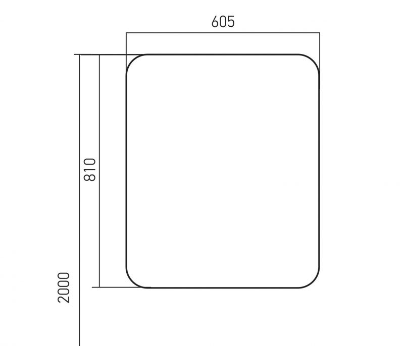 Зеркальный шкаф Mixline Стив-60 536803 60,5x81 см, R, с подсветкой