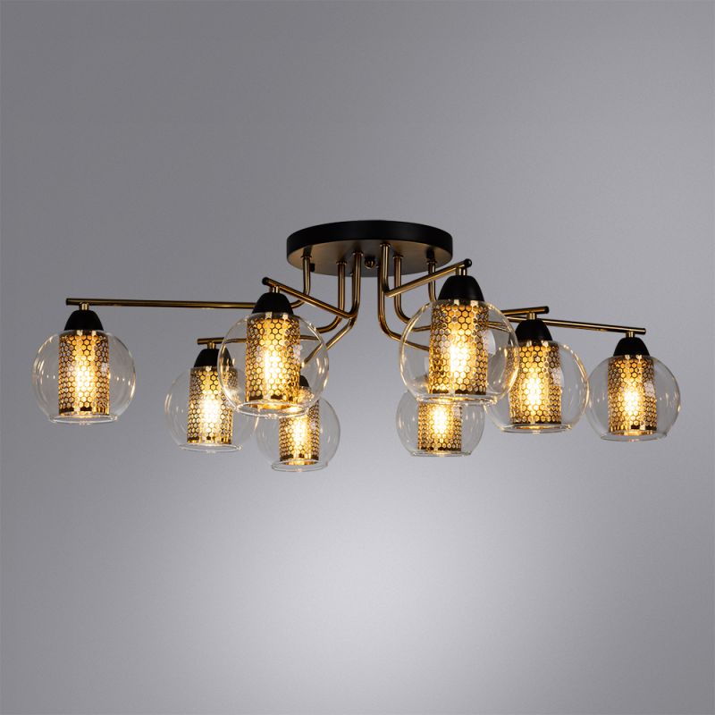 Светильник потолочный Arte Lamp Manchester A7045PL-8BK