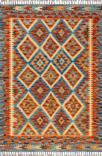 Пакистанский ковер из шерсти Carpet «KILIM» 23-277 104 x 153 см