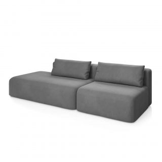 НОВЫЕ ЭМОЦИИ Диван прямой, серый, угол левый D1 furniture BD-3063836