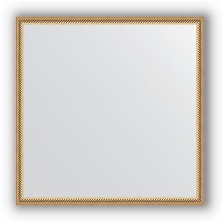 Зеркало в багетной раме 68х68 Evoform DEFENITE BY 0657 витое золото