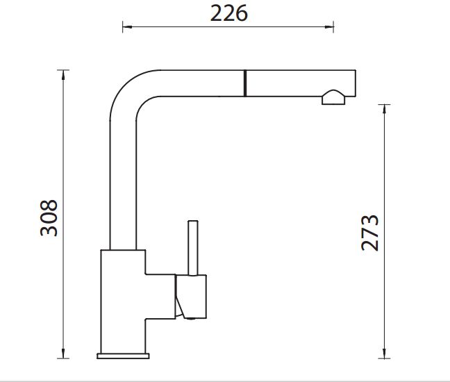 Смеситель Schock Napos-D Cristadur 710584