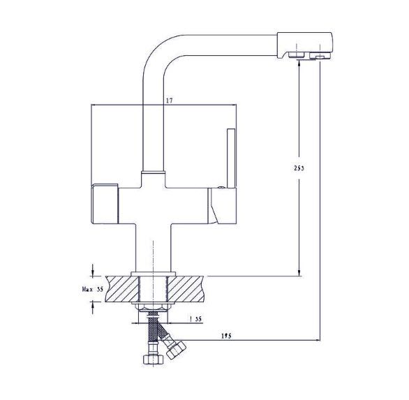 Смеситель для кухонной мойки Rush Gozo MS9035-31 фото 2