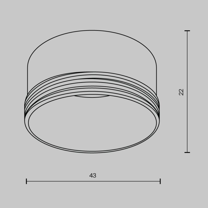 Декоративное кольцо для Maytoni Focus Led RingS-5-W фото 4