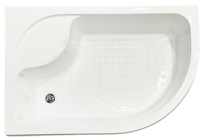 Душевой уголок Royal Bath RB8120BK-T-BL, 80х120 см, L