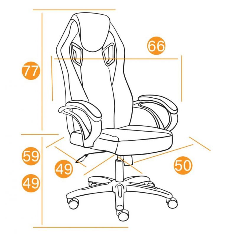 Кресло TetChair PILOT (24) черный/коричневый BD-3073194 фото 8