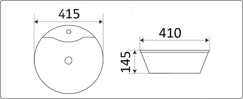 Раковина CeramaLux N 7026B