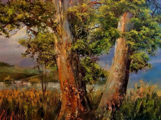 Картина "Два дерева" Леднев Александр