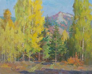 Картина "Осень в Жигулёвских горах" Игорь Панов