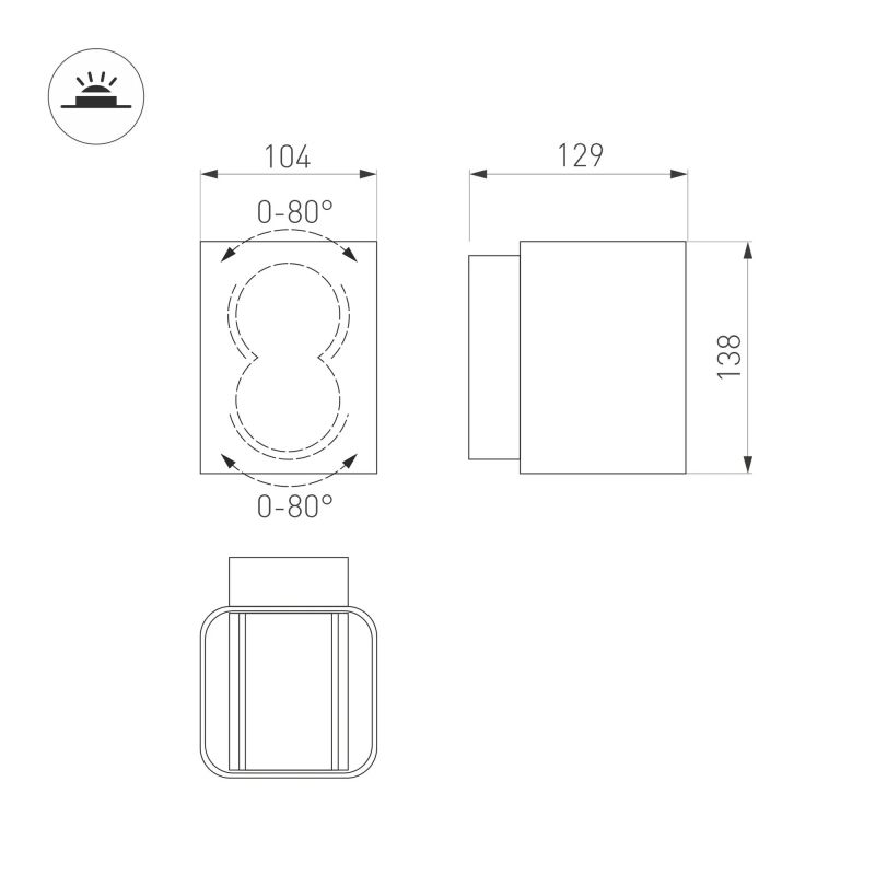 Светильник Arlight LGD-Wall-Vario-J2B-12W 2977990219324 фото 4