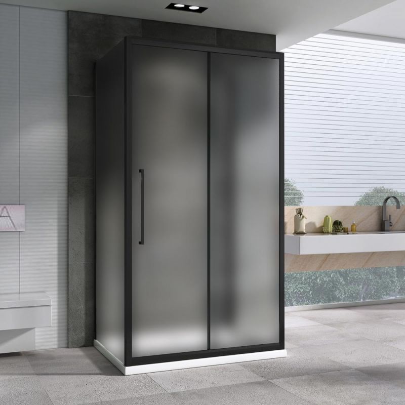 Душевой уголок ABBER Schwarzer Diamant AG30100BMH-S70BM-S70BM, 100x70 см фото 2