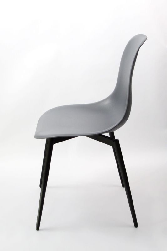 Стул ZiP-mebel Туссе чёрный /серый R100775BGG фото 5