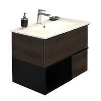Тумба с раковиной Comforty Франкфурт 00004150531CF дуб шоколадно-коричневый 75.5