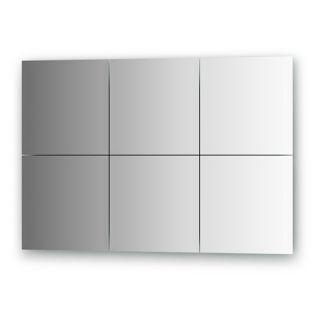 Зеркальная плитка с фацетом - комплект 6 шт 25х25 Evoform REFRACTIVE BY 1529 серебро
