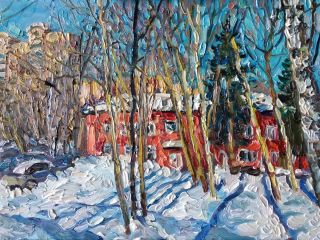 Картина "Последний снег" Ягужинская Анна