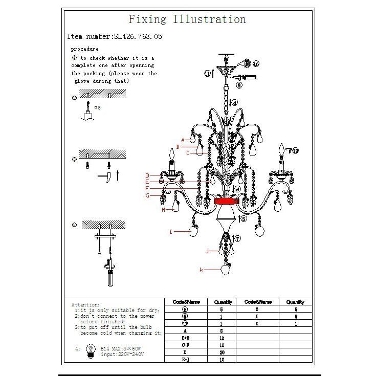 Люстра ST Luce JOANNA SL426.763.05