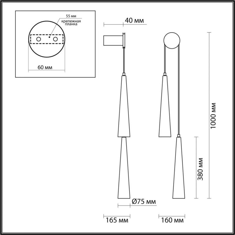 Бра Odeon Light глянц.золото/прозрачный/металл/стекло LED 24W 3000K 2536Лм LUMP 5043/24WL