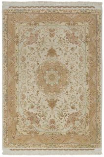 Иранский ковер из шерсти и шёлка Carpet «TABRIZ SHIRFAR» 9-375-IR 150 x 210 см