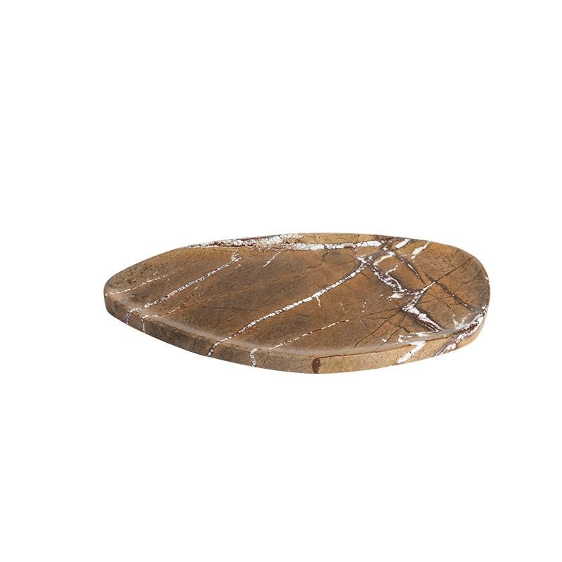 Чаша Sotogrande Shaped stone plate-coffee color BD-3049142