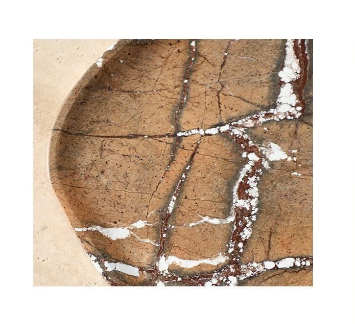 Чаша Sotogrande Shaped stone plate-coffee color BD-3049142