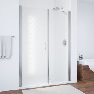 Душевая дверь Vegas Glass EP-F-2 185 08 R05 L, профиль хром, стекло с узором