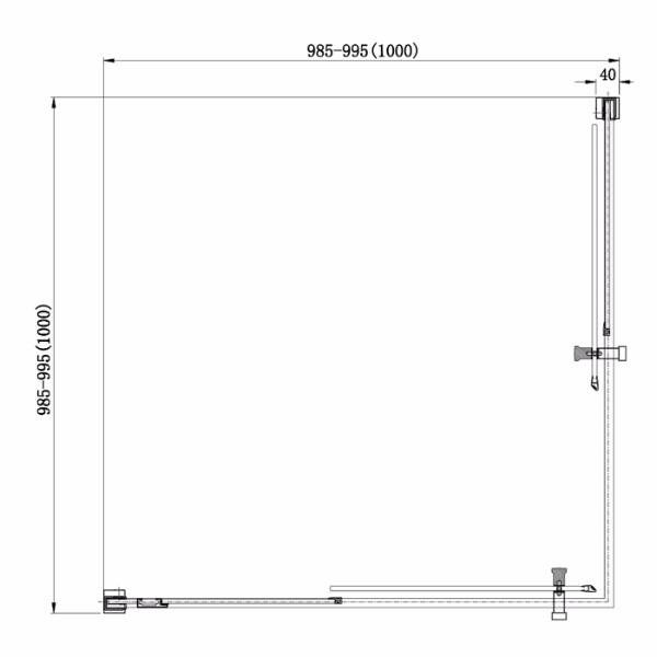 Душевой уголок Aquanet Delta Cube NPE1142 00183843 фото 6