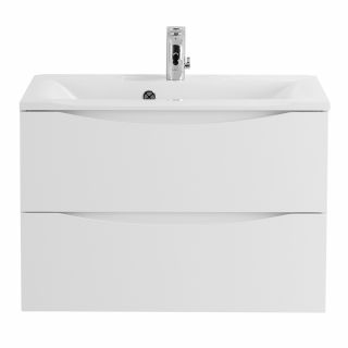 Тумба под раковину BelBagno MARINO-750-2C-SO-BL-P 75 см. Bianco Lucido