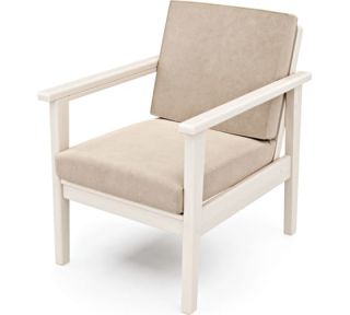 Кресло Лориан беленый дуб велюр молочный BD-2283550