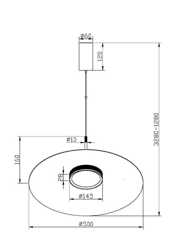 Подвесной светильник Maytoni El 220-240V 12W IP20 3000K MOD041PL-L15W3K1 фото 2