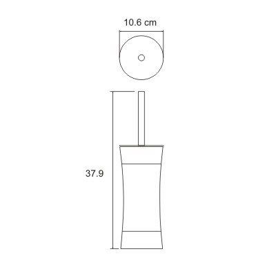 Щетка для унитаза WasserKRAFT Wern K-7527 фото 3