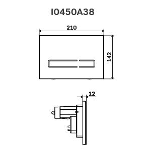 Клавиша для инсталляция AM.PM Touch Pro I0450A38