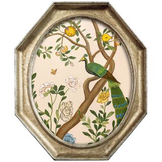 Картина «Индокитайский зеленый павлин» в раме «Эдита» версия 2 ByObject Шинуазри BD-1918315
