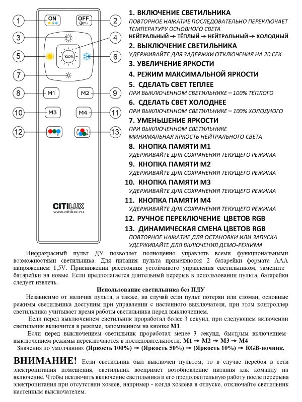 Люстра потолочная Citilux Симпла CL714K900G