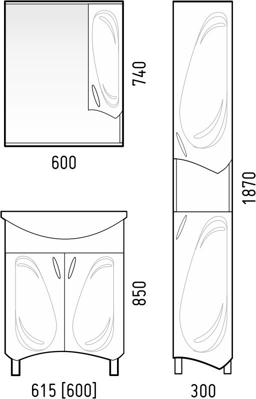 Пенал Corozo Кентис SD-00000335 30 см