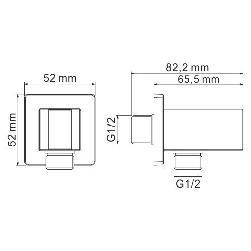 Подключение шланга WasserKRAFT A086