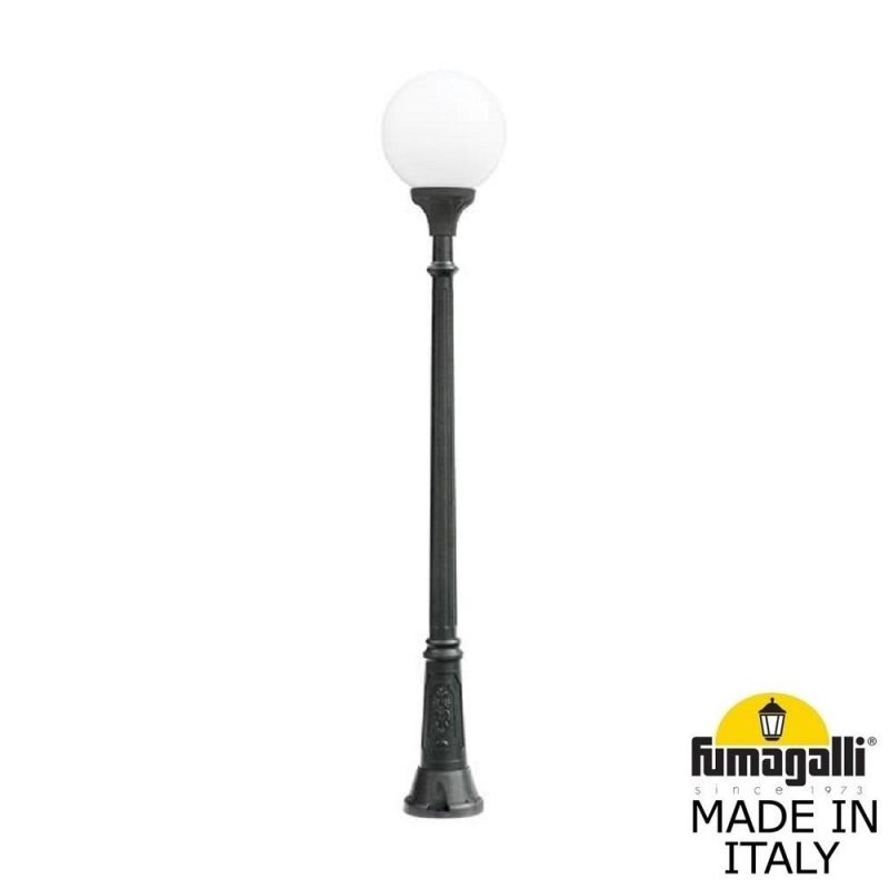 Садово-парковый фонарь FUMAGALLI GIGI/GLOBE 400 черный, бежевый G40.156.000.AYE27 фото 1