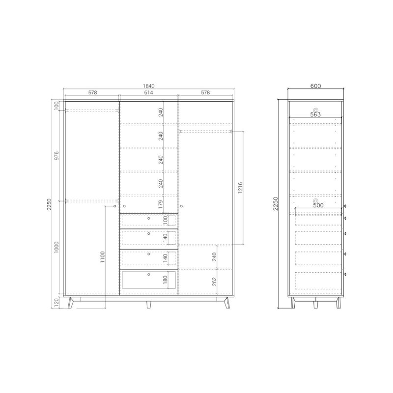 Шкаф The IDEA Frame BD-1964720