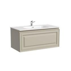 Тумба под раковину подвесная SANCOS Very VR90CE Beige Soft 89 см фото 1