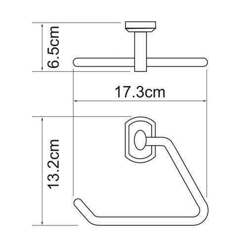 Держатель полотенец WasserKRAFT Oder K-3061