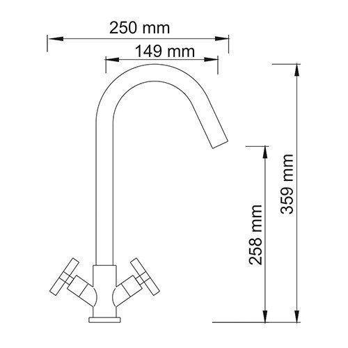 Смеситель WasserKRAFT Weser 7847