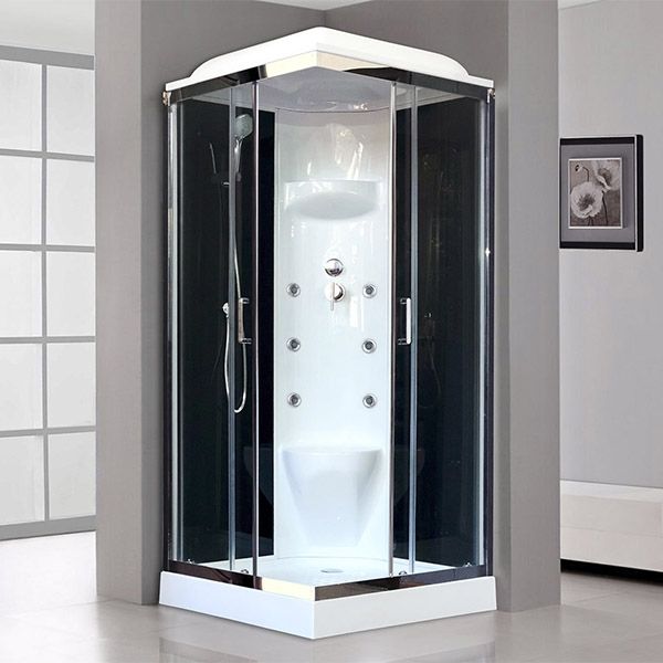 Душевая кабина Royal Bath RB90HP7-BT-CH 90x90 фото 9