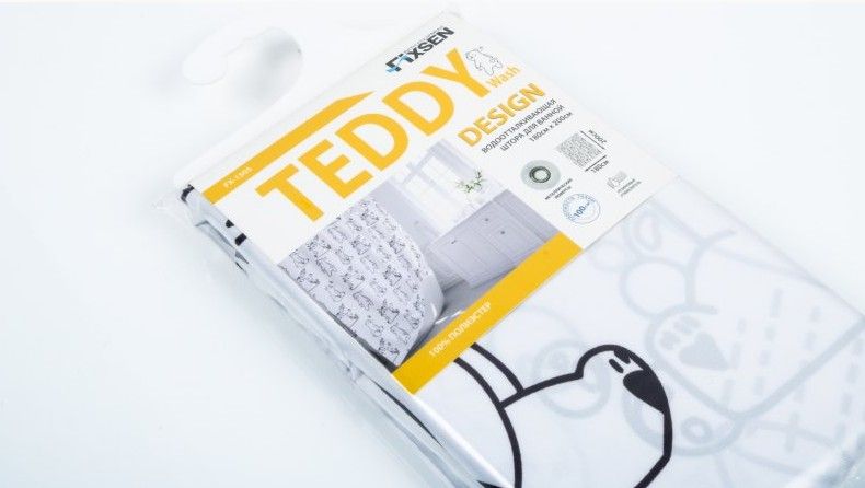 Шторка для ванной Fixsen Teddy FX-1505 фото 3