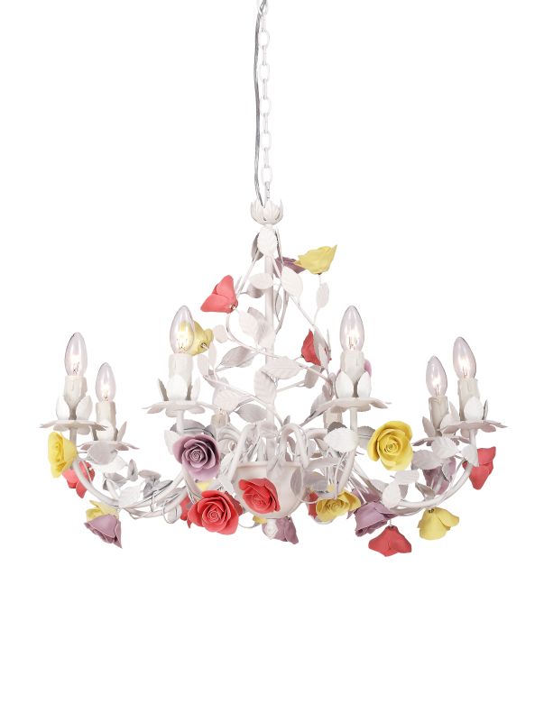 Люстра подвесная Lucia Tucci Fiori di rose 60W E14 Fiori di rose 185.8 фото 1