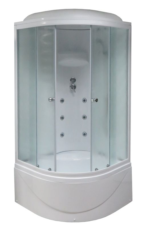 Душевая кабина Royal Bath ВК RB100BK3-WC 100x100