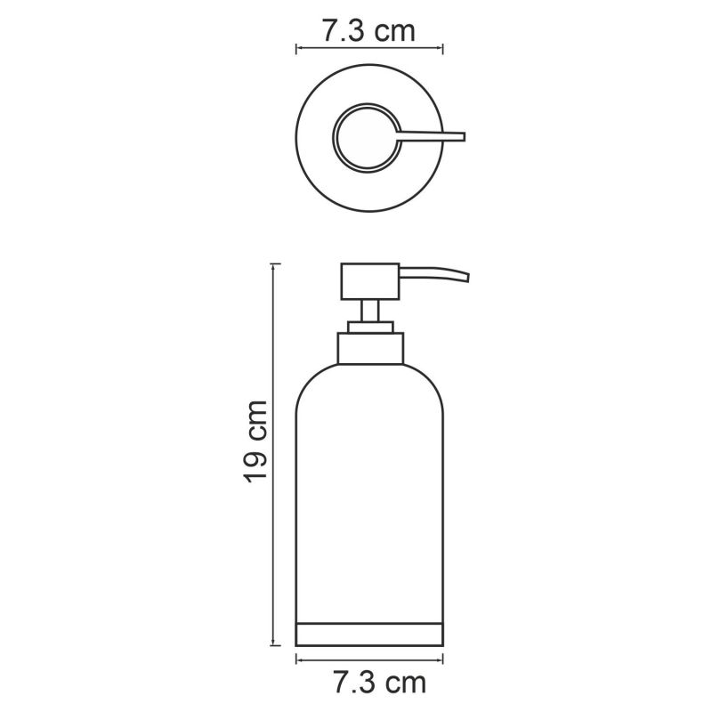 Дозатор для жидкого мыла WasserKRAFT Lopau  K-3399