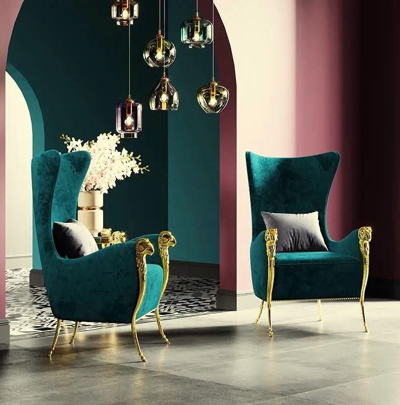 Кресло Sotogrande Emerald Wingback BD-3055359