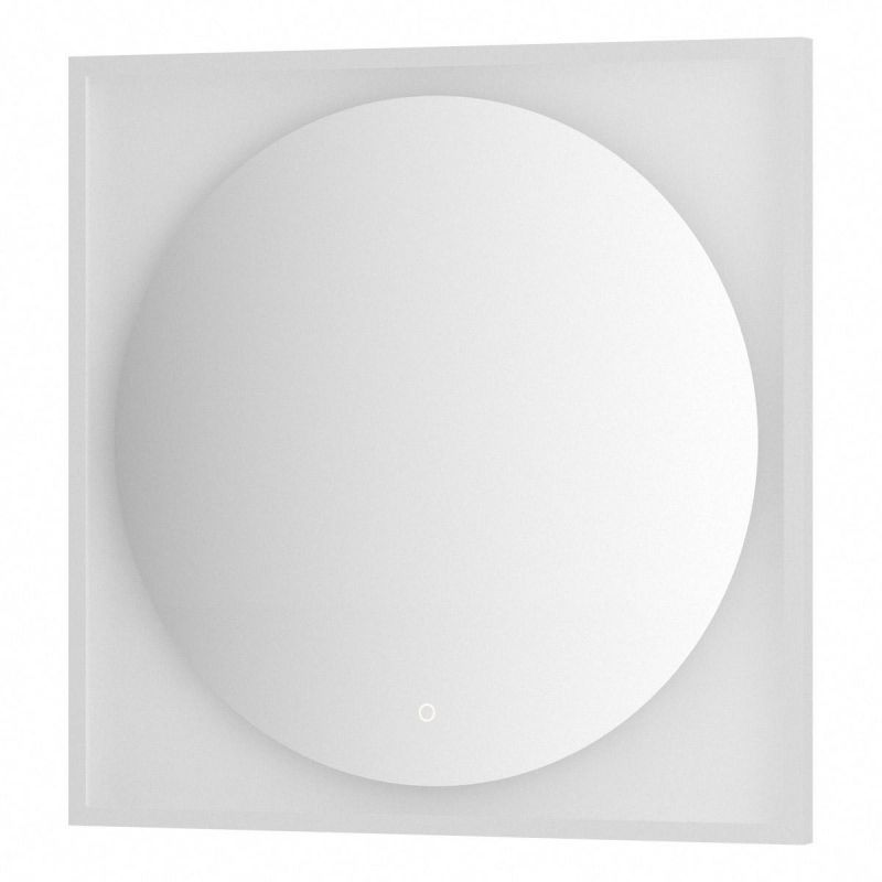 Зеркало для ванной DEFESTO ECLIPSE DF 2238S с LED-подсветкой и сенсорным выключателем Ø80см фото 1