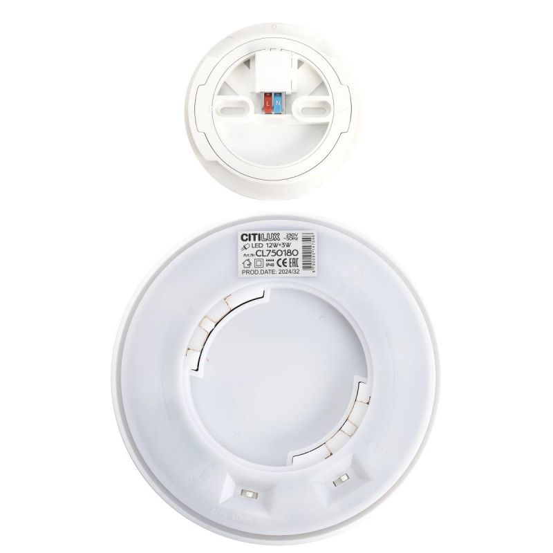 Светильник с подсветкой Citilux ETALON IP40 3000-4000-5500К(теплый-белый-холодный) CL750180 фото 17