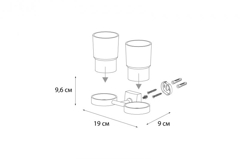 Стаканчик Fixsen Kvadro FX-61307 фото 2